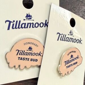 Tillamook Enamel Pin Unisex OS Pink Honorary Taste Bud Ice Cream Merch NEW‎